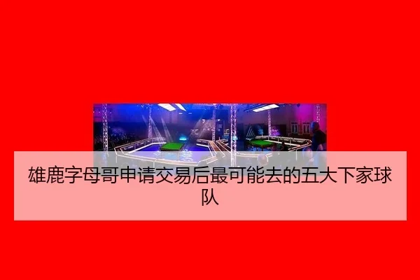 雄鹿字母哥申请交易后最可能去的五大下家球队